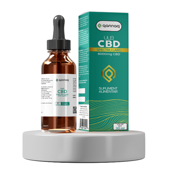 QANNAQ Ulei CBD 6000 mg, 30 ml (20%)