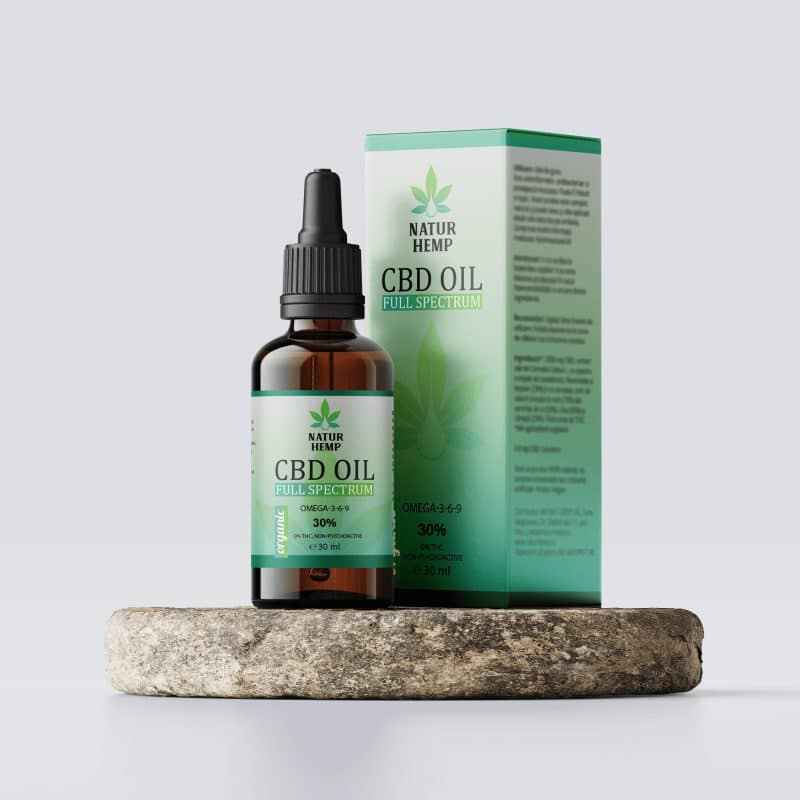 NATUR HEMP, ULEI CBD 30% ORGANIC, 30 ML