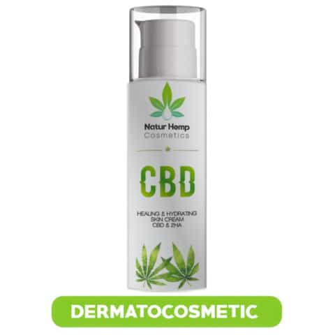 CBD - HEALING & HYDRATING SKIN CREAM CBD & 2HA 50ML