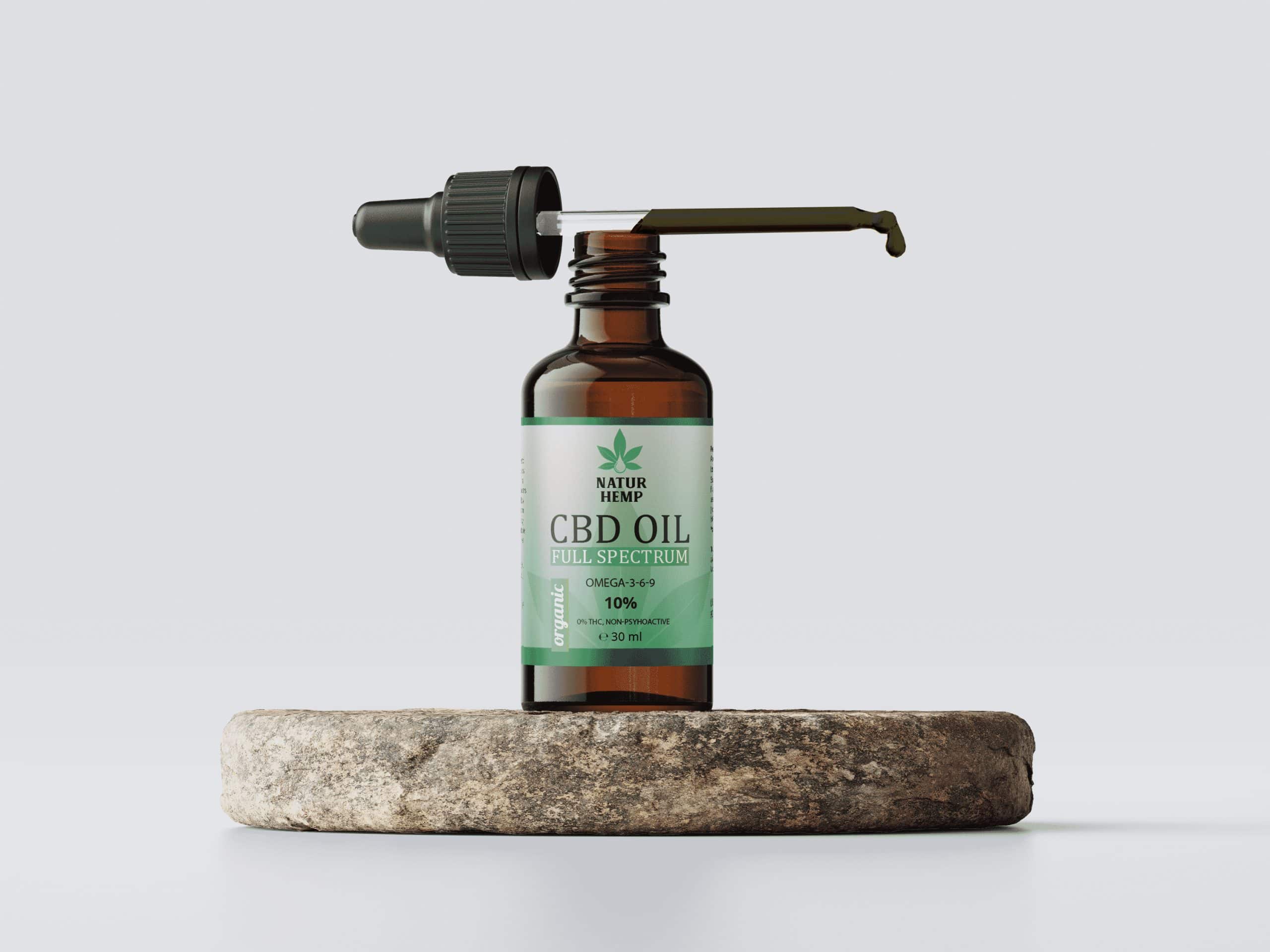 NATUR HEMP, ULEI CBD 10% ORGANIC, 30 ML