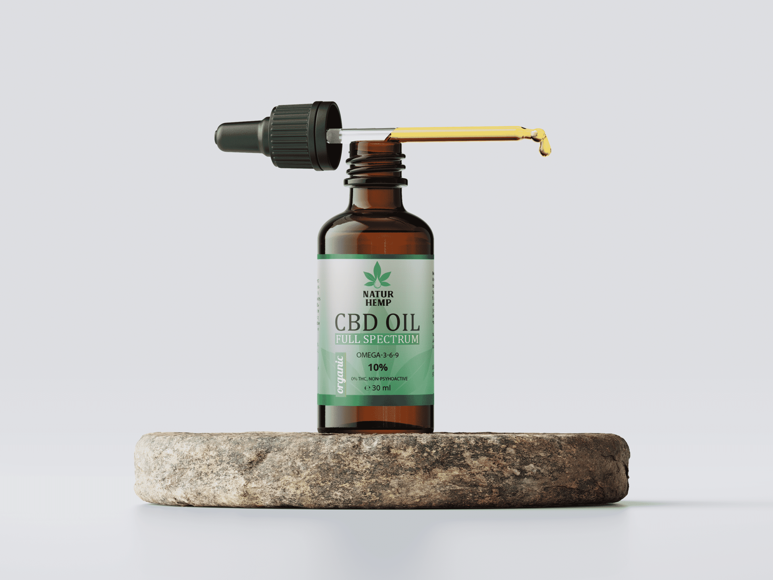 NATUR HEMP, ULEI CBD 10% ORGANIC, 30 ML