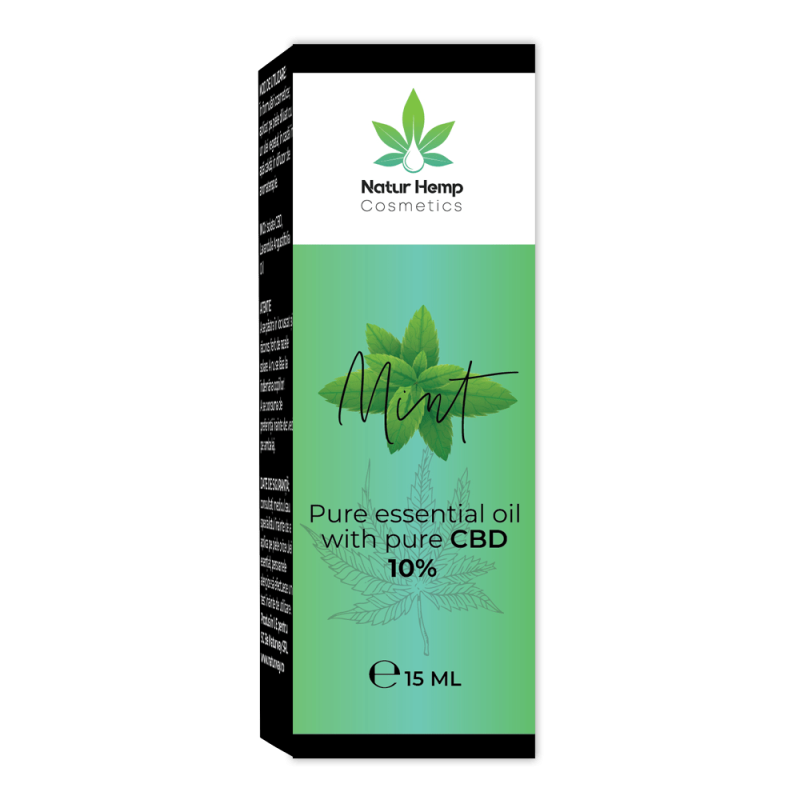 ULEI ESENTIAL DE MENTA BIO CU 10% CBD