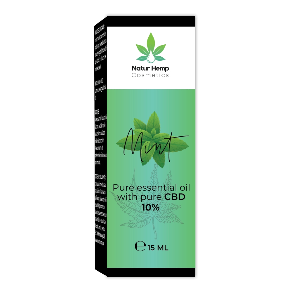 ULEI ESENTIAL DE MENTA BIO CU 10% CBD