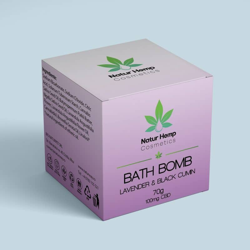 CBD BATH BOMB LAVENDER – BLACK CUMIN