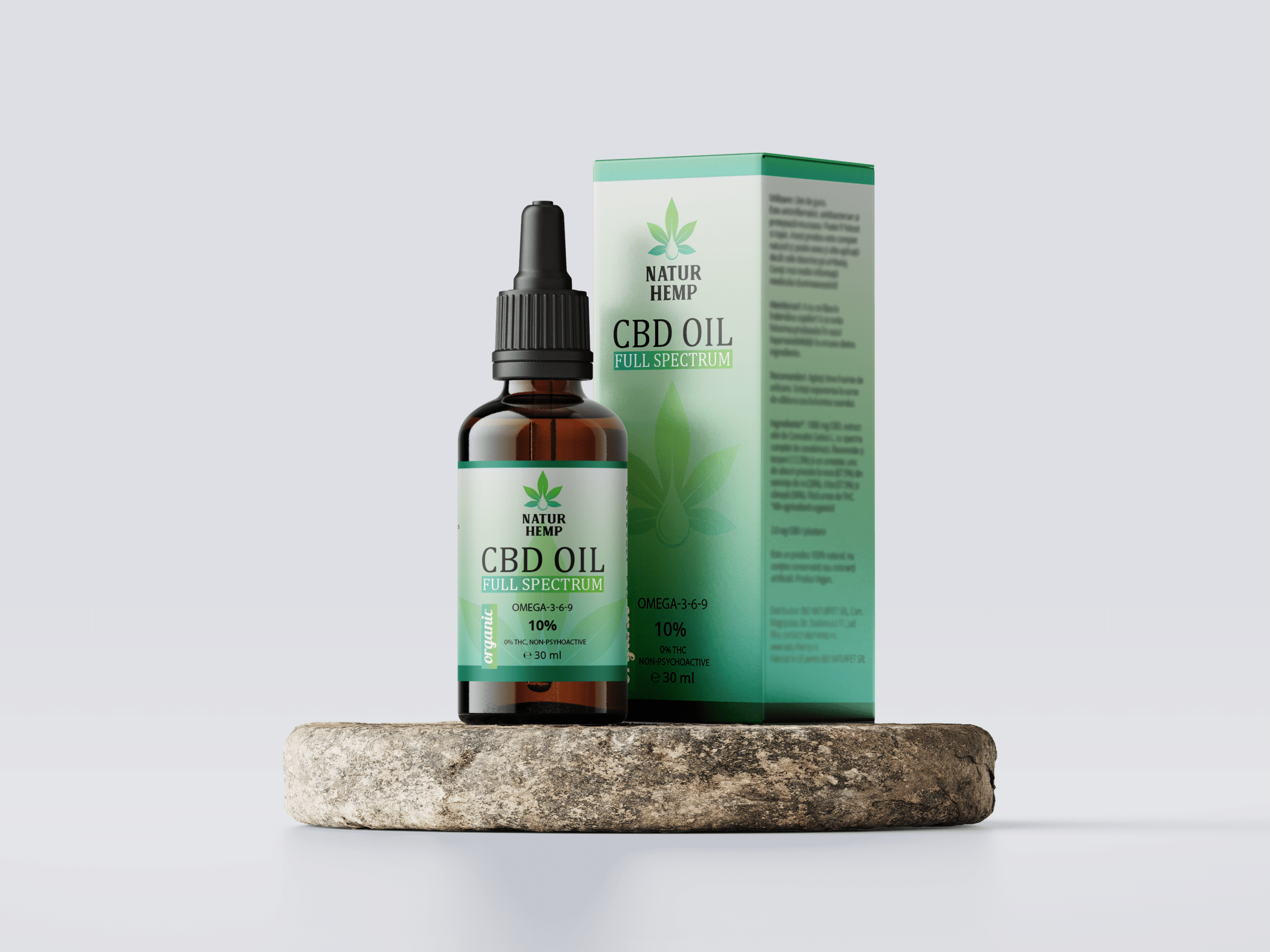 NATUR HEMP, ULEI CBD 10% ORGANIC, 30 ML