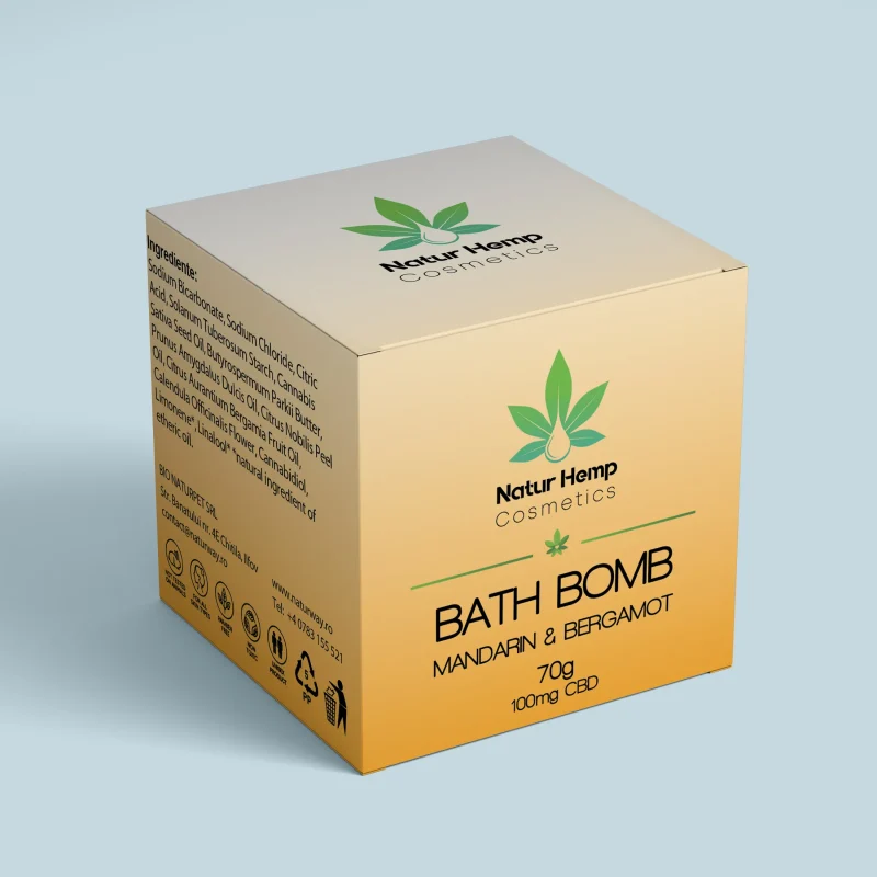 CBD BATH BOMB MANDARIN – BERGAMOT