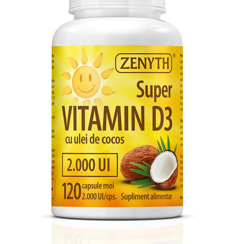 Super VITAMIN D3, 2000 UI, 120