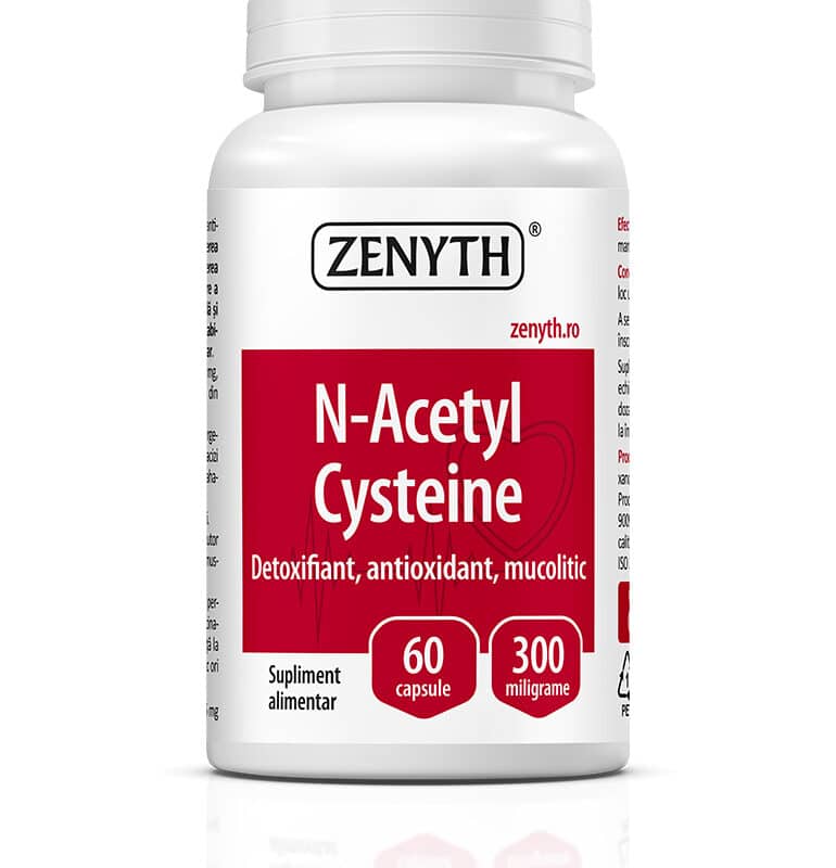 N-Acetil Cisteină 300 mg, 60 capsule